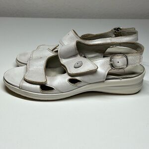 Medicus 24 Hour Comfort Work Leather Shoes White Size 7 US/ 4,5 UK